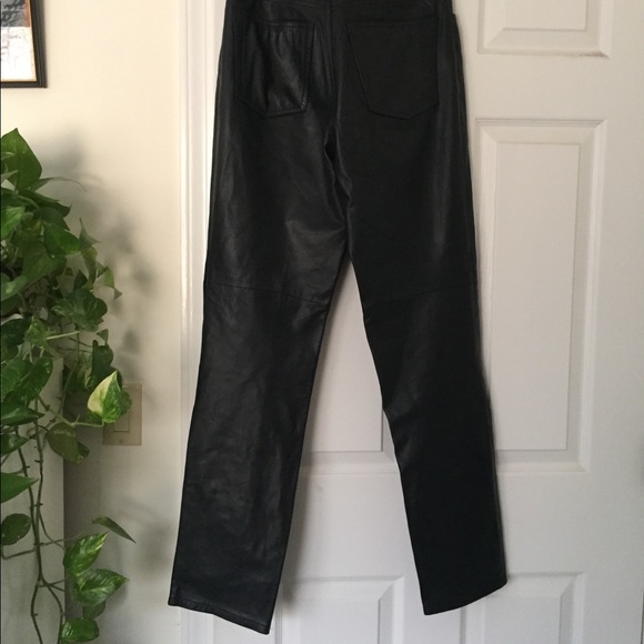 SOLD - Vintage genuine-leather pants - Picture 4 of 4